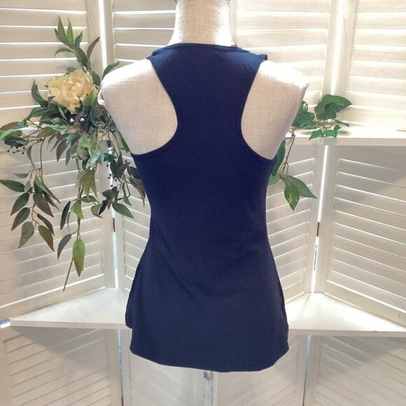 GYMSHARK NEW BLACK PARTIAL MESH TANK SIZE XS 1247 - Picture 3 of 6